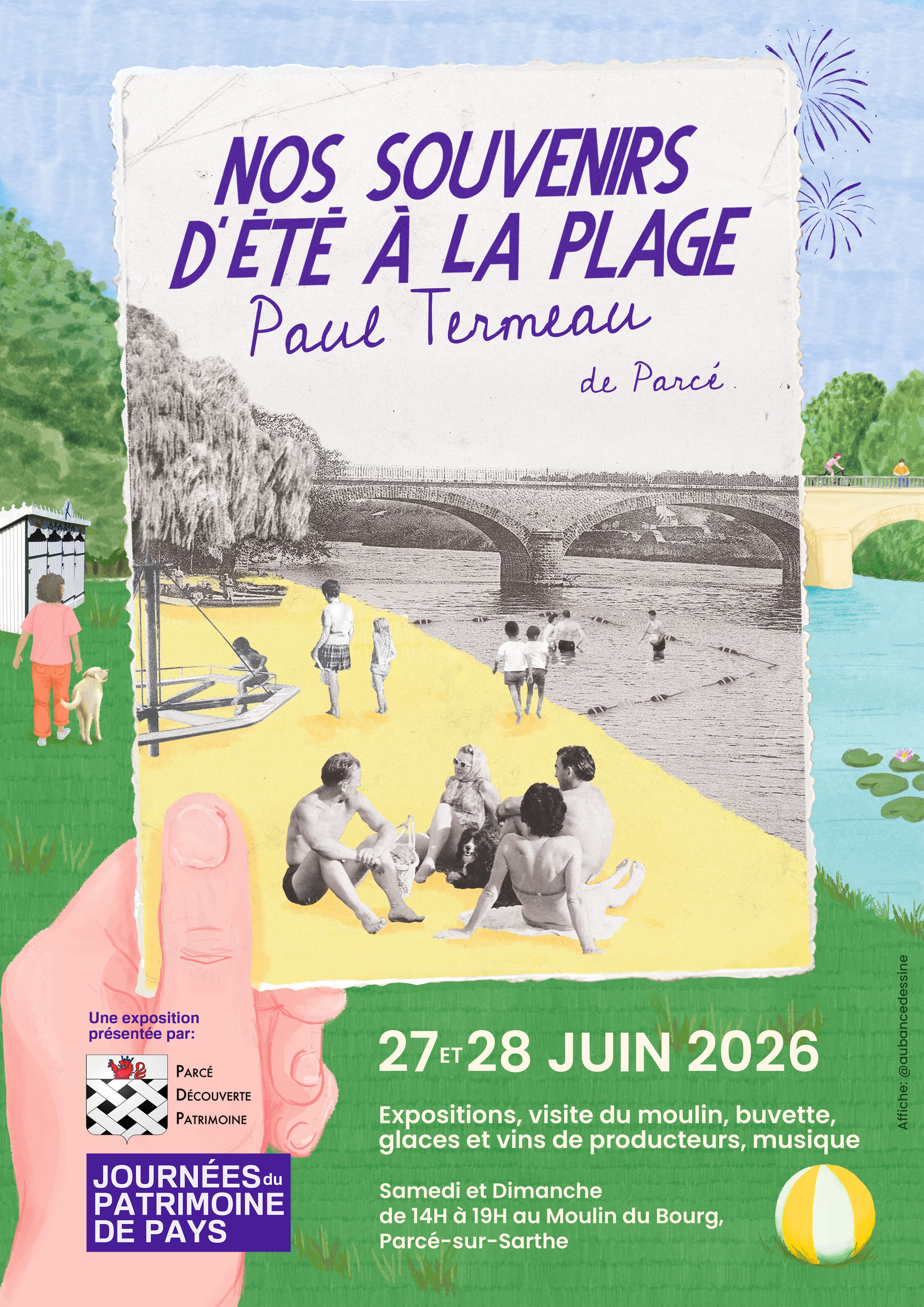 nos souvenirs de la plage